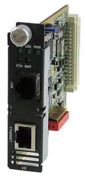 Perle 06003590 eX-1C1110-RJ - Gigabit Ethernet Extender Module - 1 port 10/100/1000Base-T (RJ-45) . RJ45 Interlink ( VDSL2 ) con