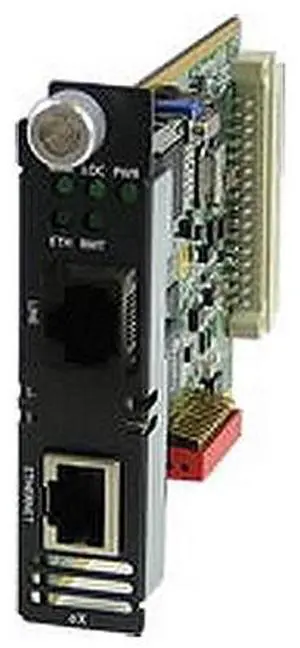 Perle 06003960 eX-1CM1110-BNC - Managed Gigabit Ethernet Extender Module - 1 port 10/100/1000Base-T (RJ-45) . BNC ( Coax ) Inter