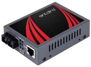 Antaira EMC-0201G-SC-M - 10/100/1000TX To 1000SX Media Converter, Multi-Mode 550M, SC Connectors