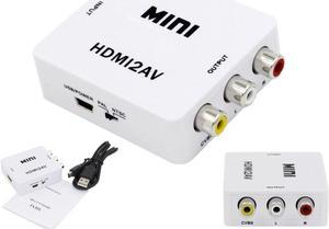 HDTV Mini Composite 1080P HDMI to 3RCA audio Video AV CVBS Adapter Converter