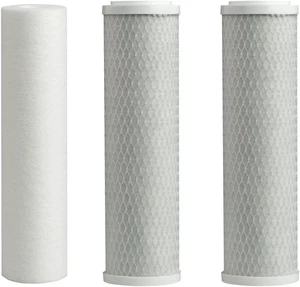 Hydronix RO Reverse Osmosis Replacement Pre Filters High Quality Universal Fit, 1 Sediment & 2 Carbon - 3 Pack Hydronix RO Reverse Osmosis Replacement Pre Filters High Quality Universal Fit, 1 Sediment & 2 Carbon - 3 Pack