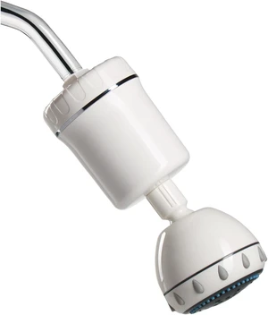 iFilters IF-SF-WH Shower Filter with Massaging Showerhead, Dechlorinating & pH Balancing 4 Stage Filter with KDF, White iFilters IF-SF-WH Shower Filter with Massaging Showerhead, Dechlorinating & pH Balancing 4 Stage Filter with KDF, White