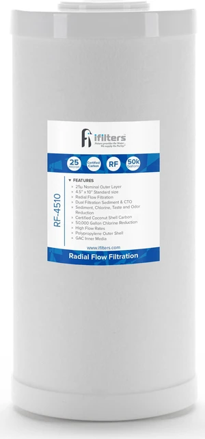 iFilters RF-4510 Dual Purpose Radial Flow Cartridge 4.5" x 10" iFilters RF-4510 Dual Purpose Radial Flow Cartridge 4.5" x 10"