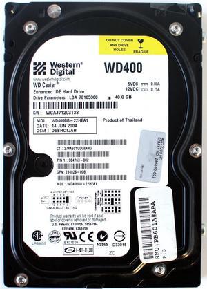 HDD 40GB WD400BB-22HEA1, 14JUN2004, DCM:DSBHCTJAH, 304763-002, 234026-008, 286692-001