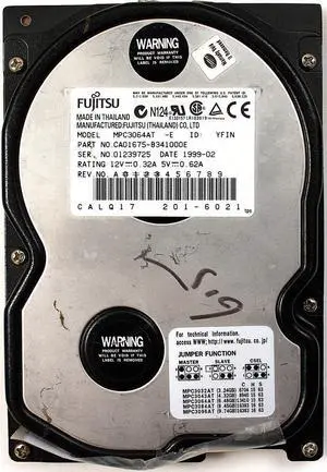 6.4GB IDE CA01675-B341000E, 1999-02,2021-6021,