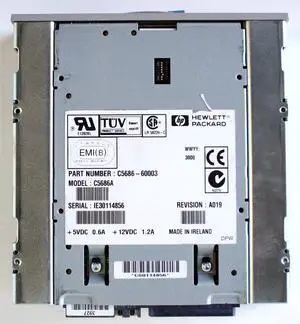 20/40GB DDS-4, C5686-60003, INTERNAL,68 PIN,BEIGE, A019