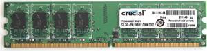 MEMORY 2GB 240-PIN UNBUFF DIMM DDR2 CT25664AA667.M16FH
