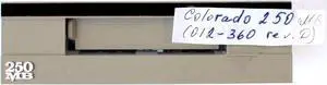 Colorado 250MB TAPE DRIVE INTERNAL, 012-360 REV D (BEIGE)