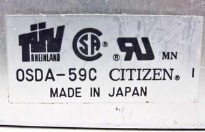 FLOPPY DRIVE 3.5 1.44MB OSDA-59C, JAPAN