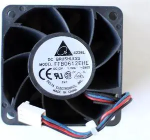 FAN, DC BRUSHLESS FFB0612EHE DC12V 1.20A 60x38mm