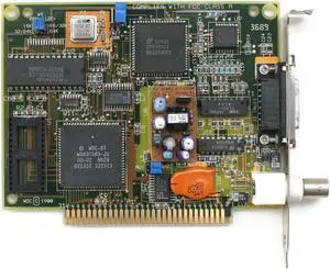 Network card ISA, 61-600245-02, 60-600090-04 REV X0, (b.34)