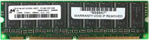 DELL DIMM, 128MB 100M 16X72 4K ROM, MT18LSDT1672AG-10EC7