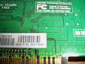 GATEWAY 6001581 - PROMISE ULTRA100 PCI IDE CONTROLLER CARD, 9952-10 REV B3