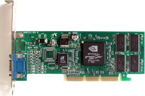 Video card AGP, mod.P60, NV875.0 REV B, 6002023, (b.8B)