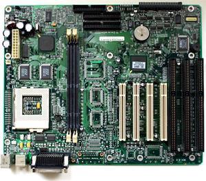 MB, SCI 586 200-MHz W/ MMX PCI MB Rev.4, gateway splash