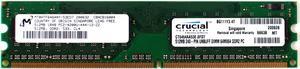 MEMORY 512MB, DDR2, 533, CL4, 1RX8 PC2-4200U-444-12-ZZ, CT6464AA53E.8FD7