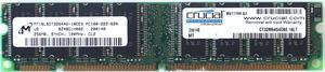 MEMORY, 256MB SYNCH 100MHz CL2, CRUCIAL CT32M64S4D8E.16LT