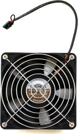 FAN, SUNON KD1212PMB3-6A (OCM) DC12V 3.2W, P/N: 20L1399, 3-WIRE, 120x38mm
