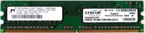MEMORY, MT8HTF6464AY-53ED7 512MB 1RX8 PC2-4200U-444-12-ZZ 512MB, DDR2, 533, CL4, CT6464AA53E.8FD7