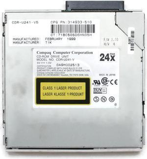 CD-ROM DRIVE UNIT CDR-U241-V 24X max, 314933-510