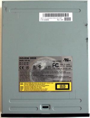 DVD-ROM DRIVE LTD-163, CN-04M909-55081 REV A00, F/W: GDHB (BLACK)