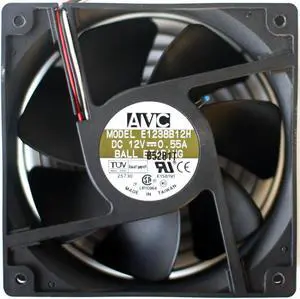 DC FAN 12V .55A, BALL BEARING , 3WIRE CONNECTOR