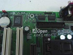 MB AOPEN AX63 PRO, P/N: 91.87810.611, 2X ISA, 5X PCI, SLT1