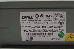 PWR SUPPLY, 450W, DELL DPS-450DB C REV.02, CN-05P115 REV.A01 PWR SUPPLY, 450W, DELL DPS-450DB C REV.02, CN-05P115 REV.A01