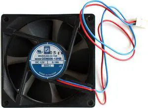 BRUSHLESS DC FAN OD8025-12HB DC12V 0.25A, 2-WIRE, 80x25mm