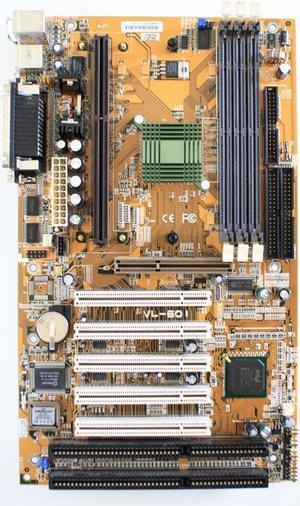 MB, FIC VL-601  233/266/300/333MHz , 2x ISA, 5x PCI, AGP
