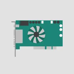 Video card PCI, KY2 TVGA96PCI, 8257G/V5, TV57, (b.8D)