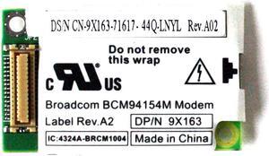 DELL/Inspiron 56K BROADCOM BCM94154M MODEM REV A2 DP/N 9X163