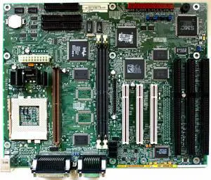 MB, Intel P5-133 Integrated MB (pn/ mbdsac051aaww), Audio/Video, rev aa 663530-203, gateway splash (3 ide),(18-m11)