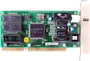 LCS-8634L REV.E1 Ethernet Card ISA, LSIC905R