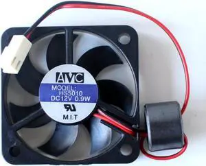 AVC FAN HS5010 DC12V 0.9W M.I.T, 2-WIRE, 50x10mm