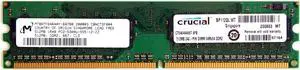 MEMORY 512MB,DDR2,667,CL5 1RX8 PC2-5300U, CT6464AA667.8FB