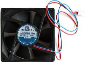 BRUSHLESS DC FAN OD8025-12HB DC12V 0.25A, 2-WIRE, 80x25mm