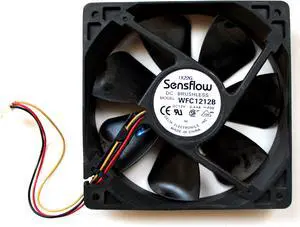 DELTA SENSFLOW DC BRUSHLESS FAN WFC1212B DC12V 0.44A, 3-WIRE, 120x25mm