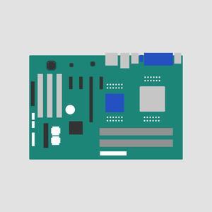 P2-233-500 MHZ MB, SLOT1,  5PCI, 1AGP,2ISA,MBD-P2BNB, VER 1.0,2S/1LAN/P/2USB .SHIELD