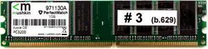MEMORY 184P MUSHKIN 1GB PC3200 APPLE OE