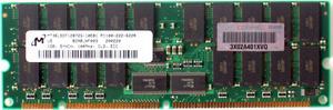 MEMORY, MT36LSDF12872G-10EB1 PC100-222-622R, 1GB, SYNCH, 100MHz, CL2, ECC, 115945-042