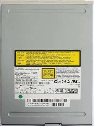 DVD ROM READER, A3DDV-5800A, NOV 2000, DP/N 0787JN