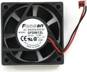 DELTA FONSAN DC BRUSHLESS FAN DFD0612L DC12V 0.09A, 2-WIRE, 60x20mm