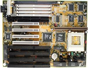 MB, sckt 7, 1 sdram slot, 4 simms, 4 pci slots, 4 isa slots