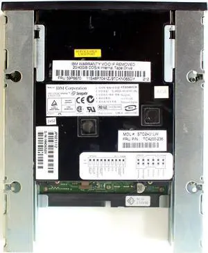 IBM 59P6670 20/40GB DDS/4 INTERNAL TAPE DRIVE, STD2401LW, TC4200-236 (BLACK)