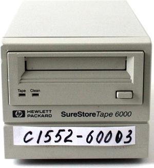 HP SURESTORE TAPE 6000, C1552-60003, EXTERNAL