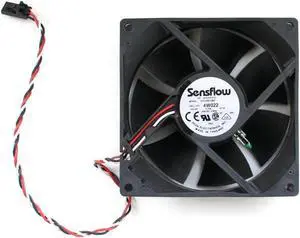 DELTA SENSFLOW DC BRUSHLESS FAN EFC0912BF DC24V 0.70A, DELL P/N: 4W022, 3-WIRE, 92x32mm