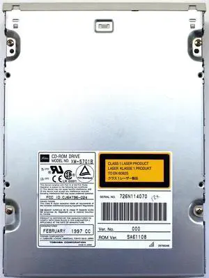 TOSHIBA XM-5701B CD-ROM DRIVE, FCC ID: CJ6AT96-024