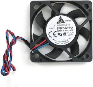 EFB0512HHA - DC BRUSHLESS FAN DC12V 0.20A, 3-WIRE, 50x10mm