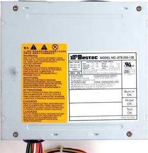 250W POWER SUPPLY ATX-250-12E REV.P4